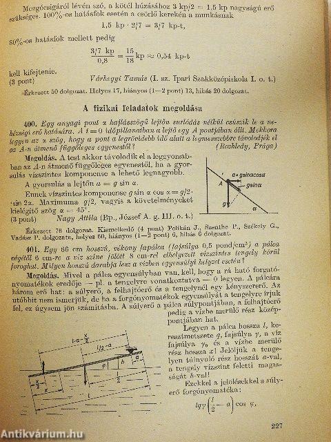 Középiskolai matematikai lapok 1964/5.