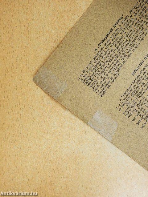 Térképészeti közlöny 1938. december