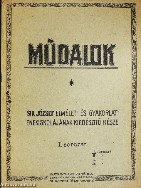 Műdalok I.