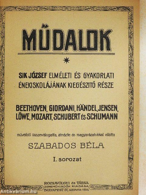 Műdalok I.