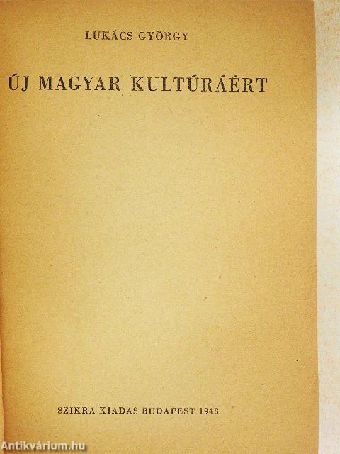 Új magyar kultúráért