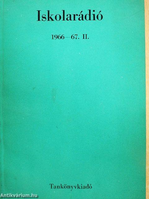 Iskolarádió 1966-67. II.