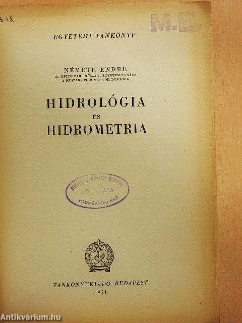 Hidrológia és hidrometria