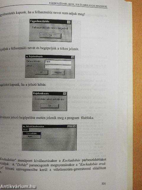 Windows alkalmazások fejlesztése Visual Basic 5 rendszerben - CD-vel