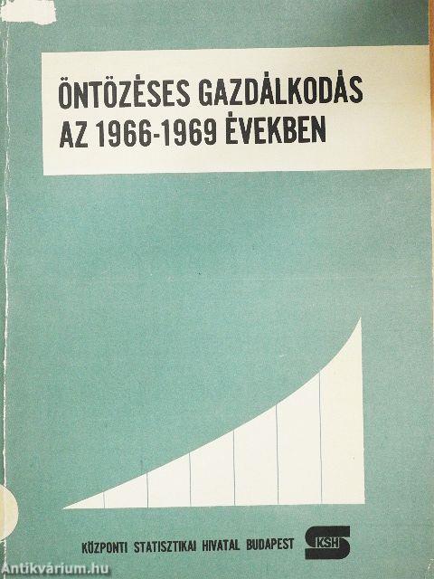 Öntözéses gazdálkodás az 1966-1969 években