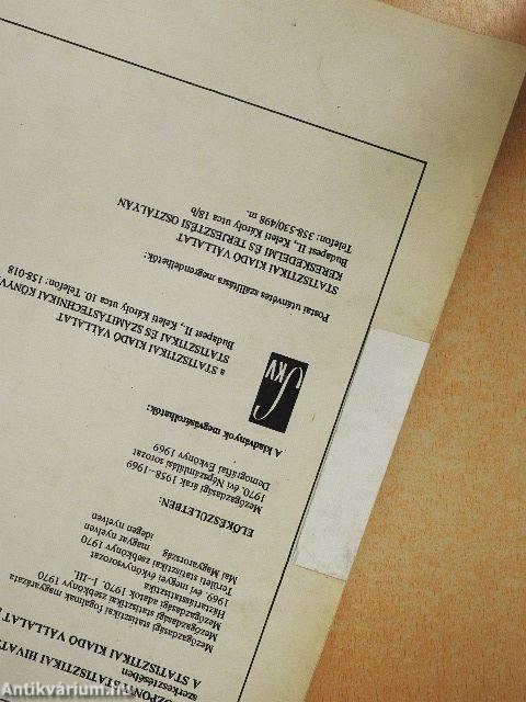 Öntözéses gazdálkodás az 1966-1969 években