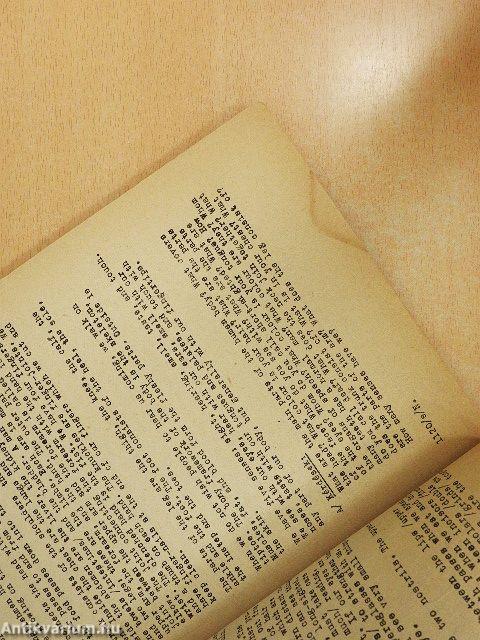 Angol szakszöveggyűjtemény és irodalmi szemelvények