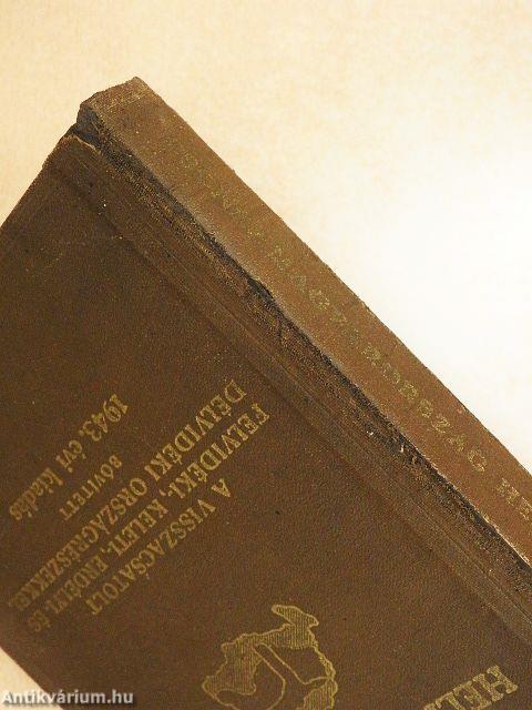 Csonka-Magyarország közigazgatási helységnévtára 1943.