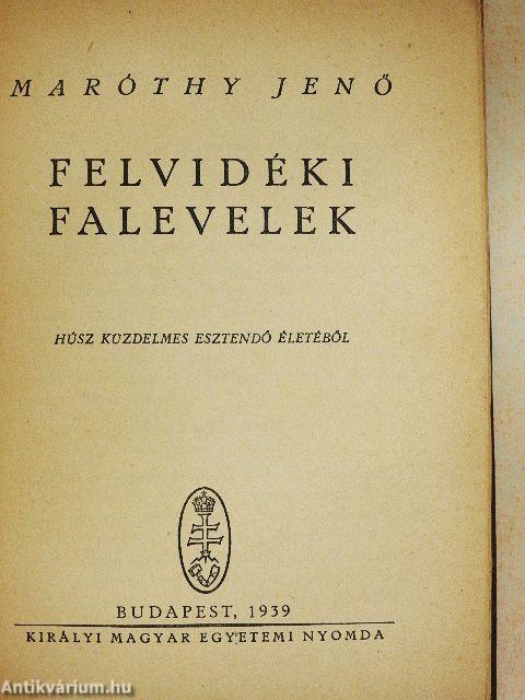 Felvidéki falevelek