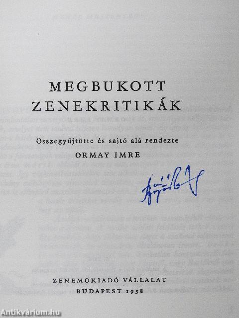 Megbukott zenekritikák