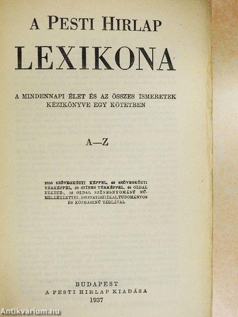 A Pesti Hirlap lexikona