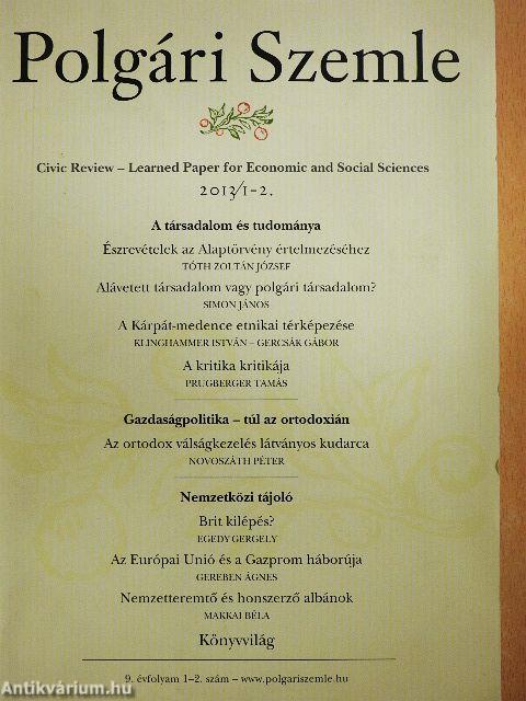 Polgári Szemle 2013/1-2.