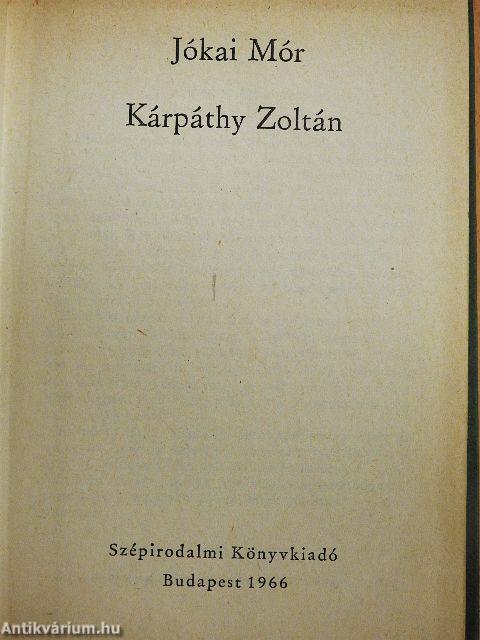 Kárpáthy Zoltán