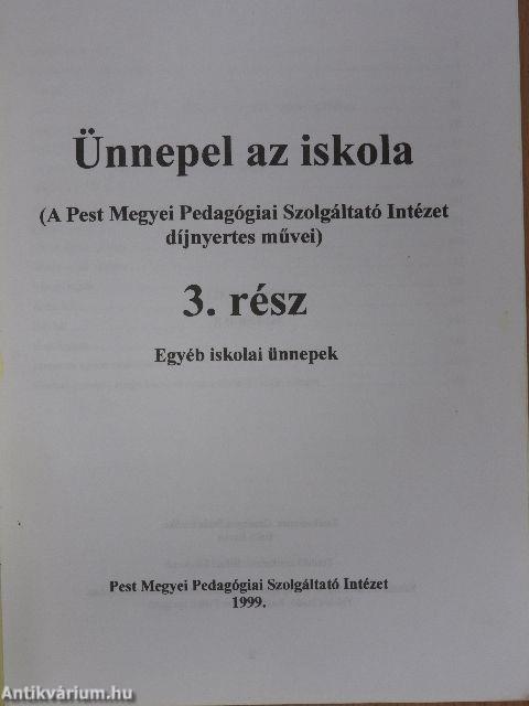 Ünnepel az iskola III.