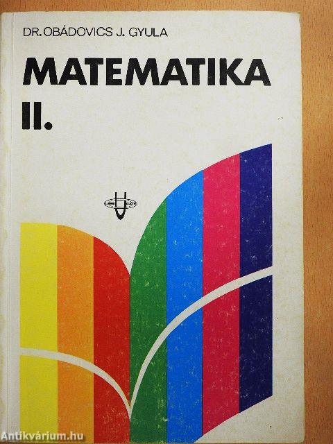 Matematika II.