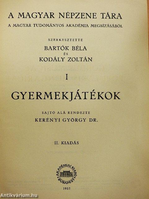 A magyar népzene tára I.