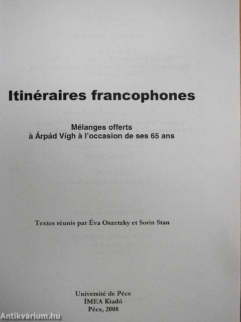 Itinéraires francophones