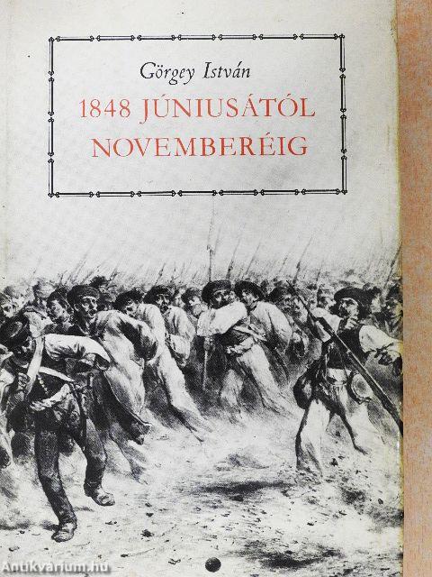 1848 júniusától novemberéig