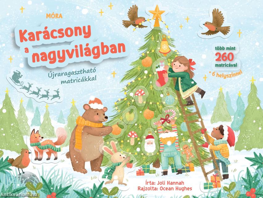 Karácsony a nagyvilágban (matricás foglalkoztató)