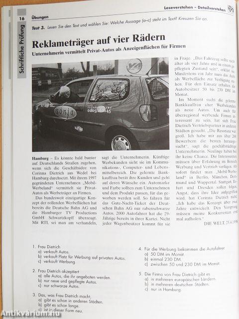 Zertifikat Deutsch - Der schnelle Weg - Trainingsbuch