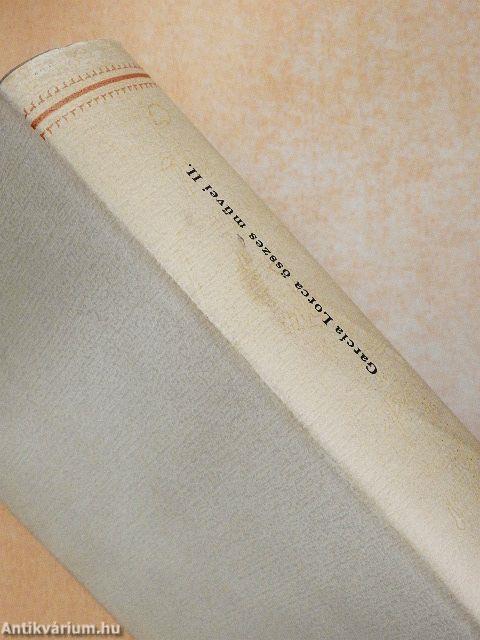 Federico García Lorca összes művei I-II.