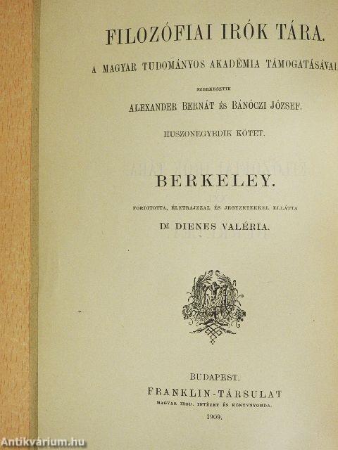 Három párbeszéd Hylas és Philonous közt/Értekezés a látásnak egy uj elméletéről