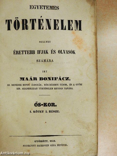 Egyetemes történelem I/1. (töredék)