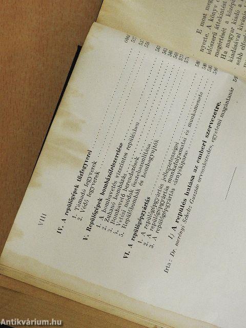 A repülőgép és a repülés