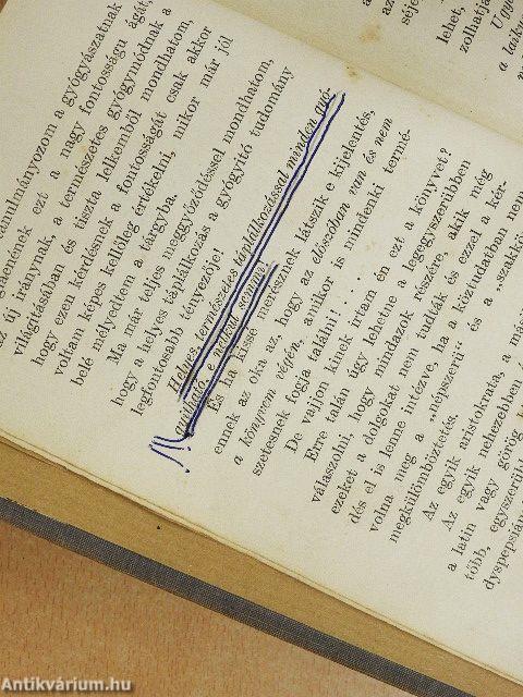 Természetes táplálkozás és gyógyhatása