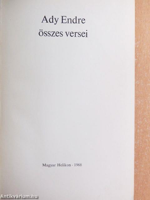 Ady Endre összes versei
