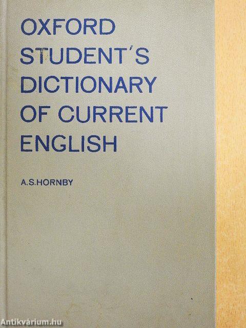 Oxford Student's Dictionary of Current English
