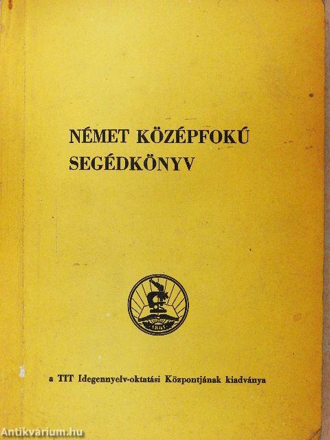 Német középfokú segédkönyv