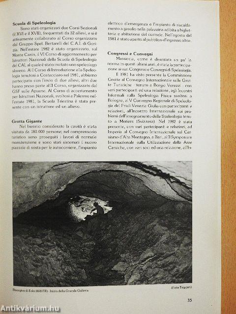 Rassegna di Attivitá delle Societá Speleologiche Triestine 1983