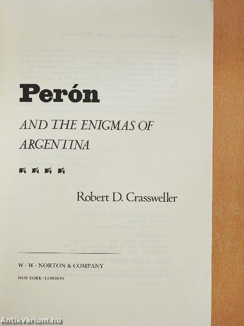 Perón and the Enigmas of Argentina
