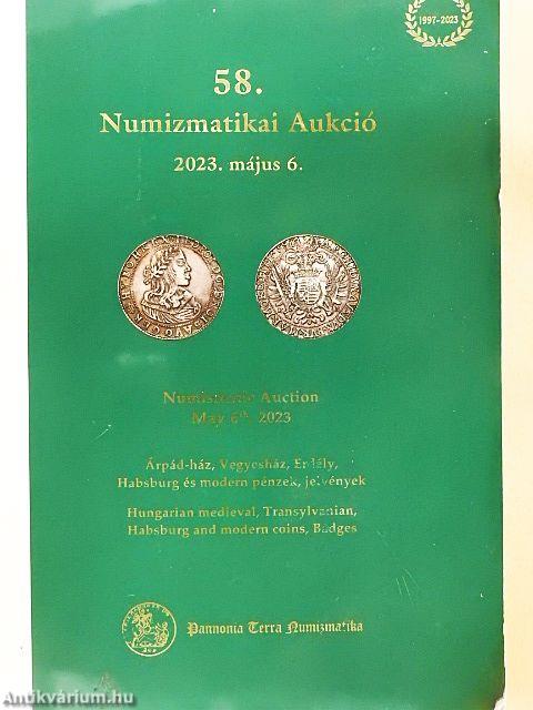58. Numizmatikai Aukció