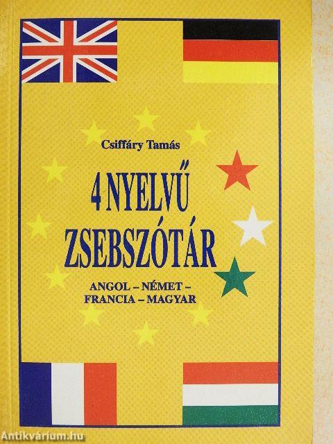 4 nyelvű zsebszótár