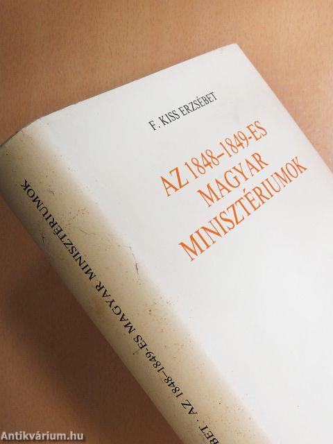 Az 1848-1849-es magyar minisztériumok