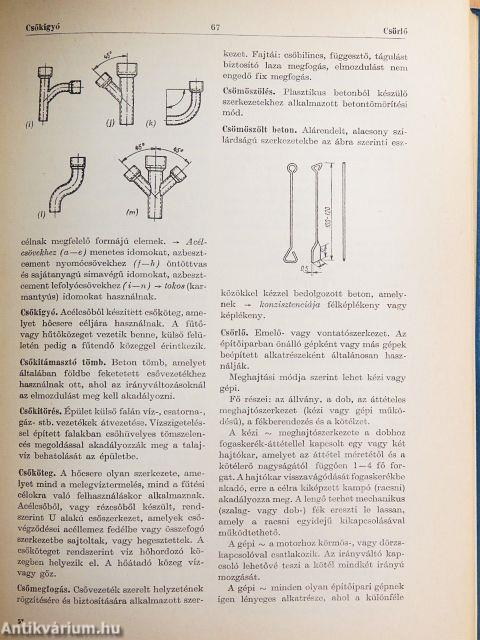 Építőipari kislexikon