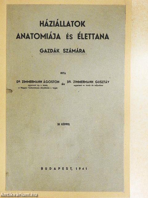 Háziállatok anatomiája és élettana gazdák számára