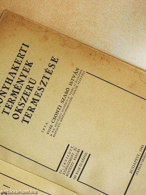 A konyhakerti termények okszerű termesztése