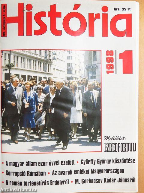 História 1998/1-10./Ezredforduló 1998/1-6. 