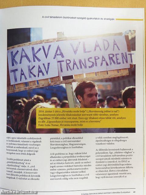 A beteg demokráciákkal szembeni ellenállás Európában