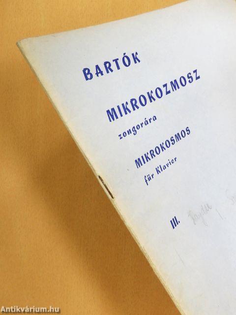 Mikrokozmosz zongorára III.