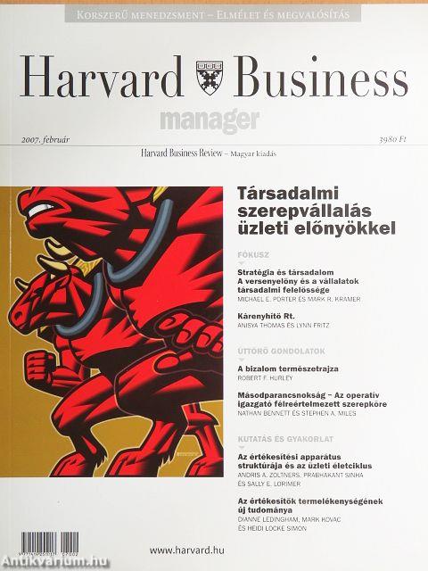 Harvard Business Manager - Harvard Business Review 2007. február