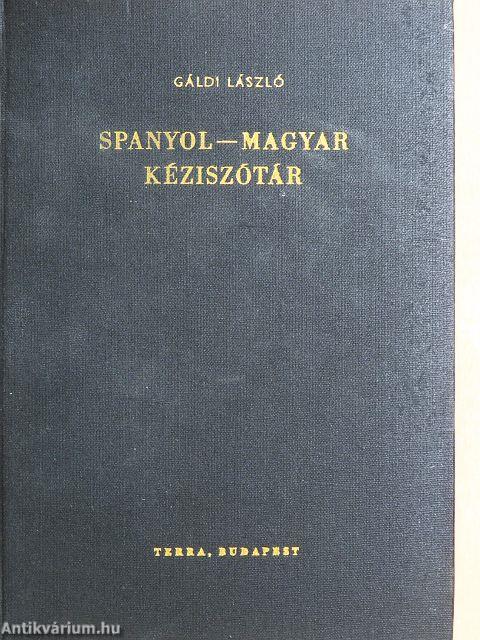 Spanyol-magyar kéziszótár