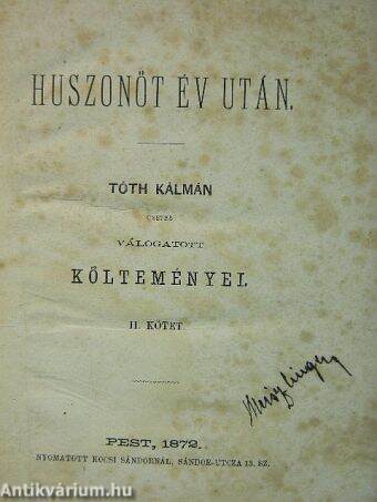 Huszonöt év után II.