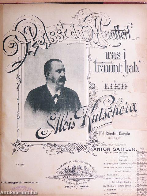 Katalin I-II./Weisst du Muatterl was i träumt hab'/La morena/Aragonaise/Jonglerie/1er Andante Religioso