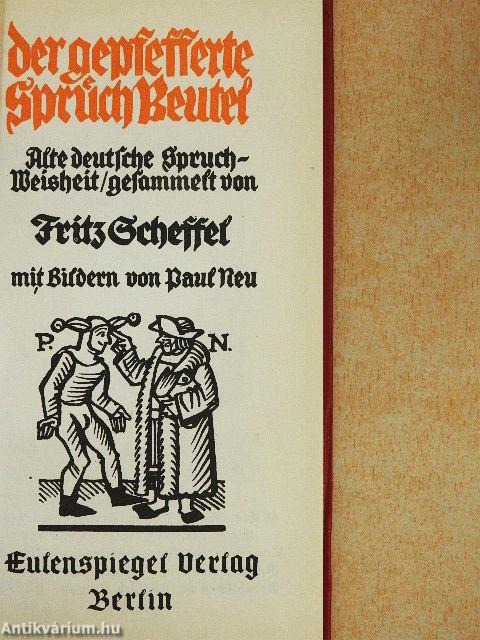 Der gepfefferte Sprüchbeutel (gótbetűs)