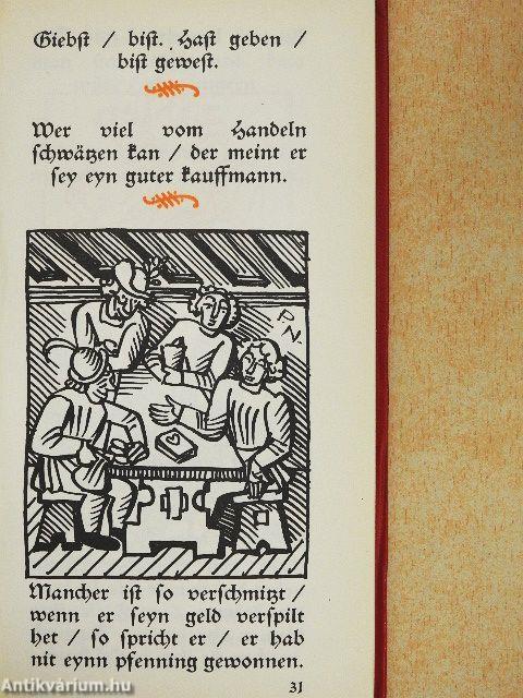 Der gepfefferte Sprüchbeutel (gótbetűs)