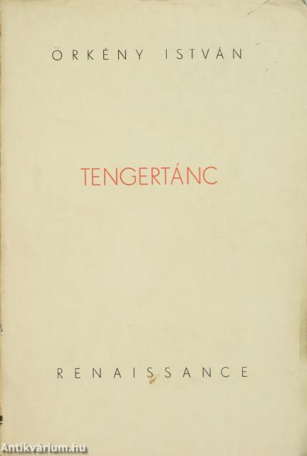 Tengertánc (dedikált példány)
